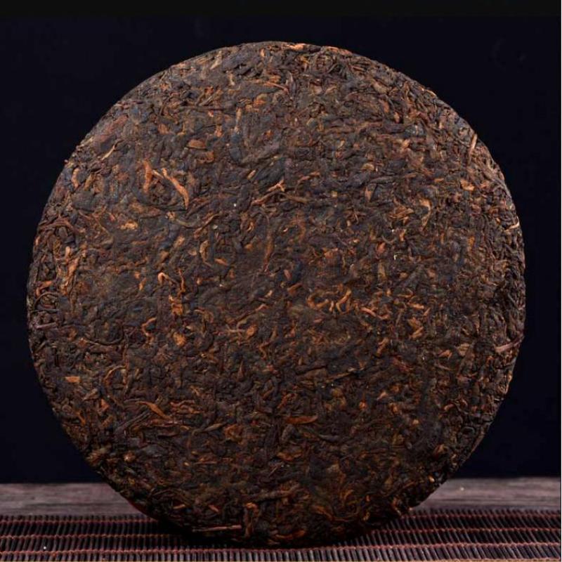 CIFbuy 357g Yunnan Cooked Pu-erh Tea Laomane Puerh Ripe Tea Cake Organic Pu'er Cake Tea