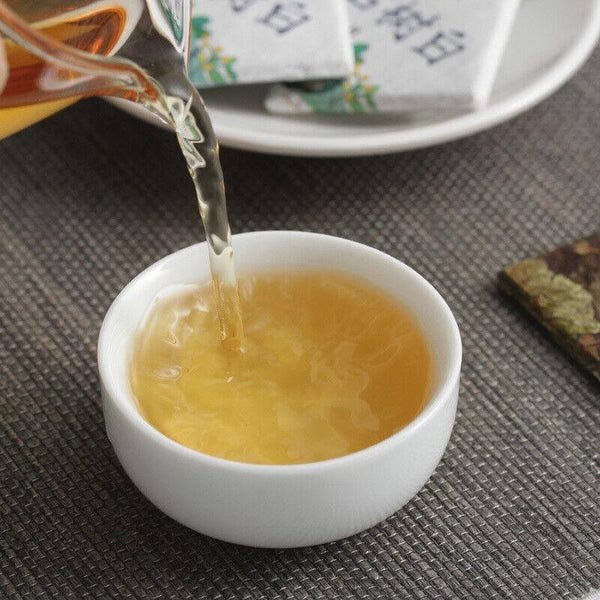 CIFbuy 500g Yunnan tea old tree white tea 8g small square brick (Chong) white tea