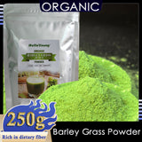 Imported Unsweetened Premium Organic Barley Grass Powder 250g for Immunity Support and Whole Food Supplement