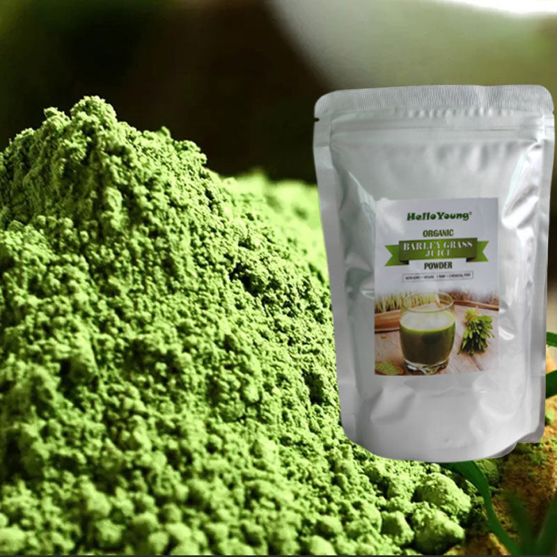HelloYoung Organic Barley Grass Juice Powder 250g Made from Concentrated Juice Superior to Barley Grass Main image