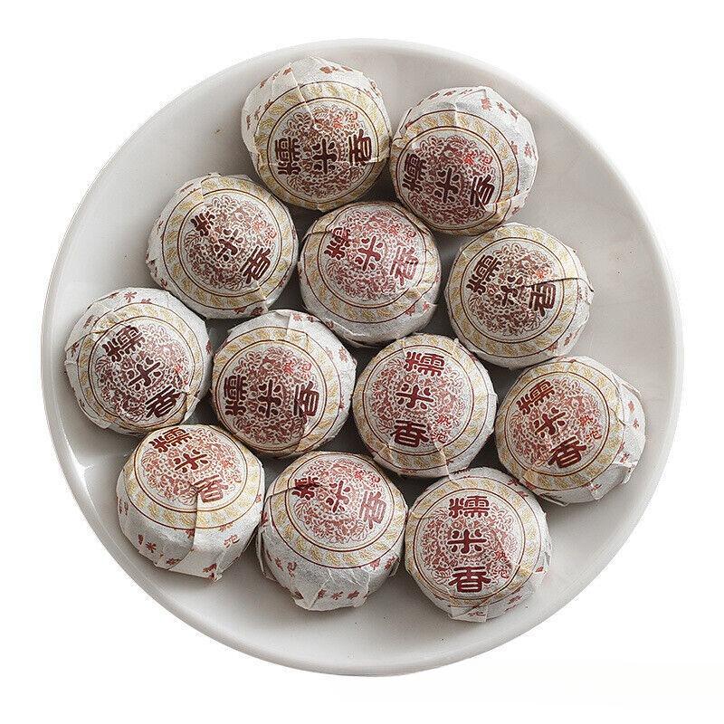 CIFbuy Yunnan Pu'er Tea 2020 500g Glutinous Rice Fragrance Ripe Tuo(White Cotton) Pu'er
