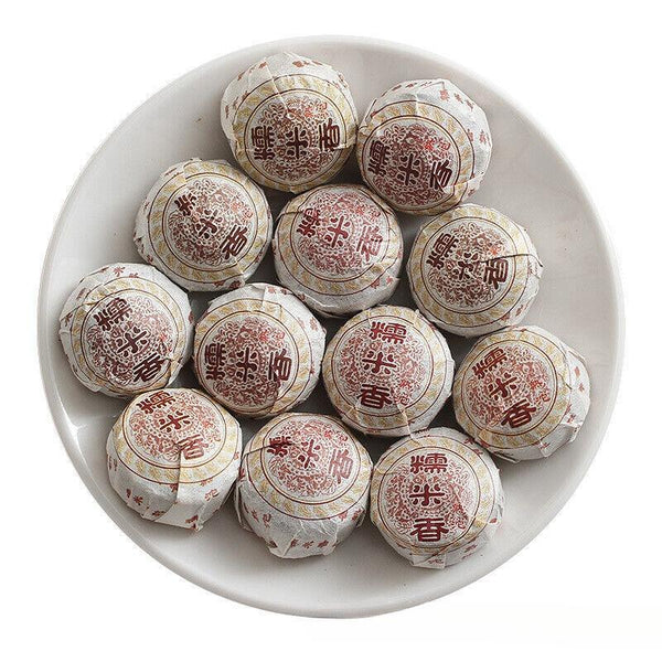 CIFbuy Yunnan Pu'er Tea 2020 500g Glutinous Rice Fragrance Ripe Tuo(White Cotton) Pu'er
