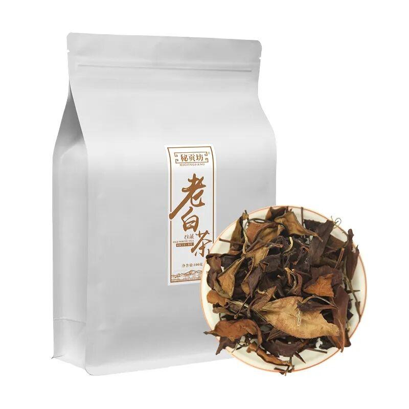 CIFbuy 100g Shoumei Organic Old White Tea Fuding White Tea Loose Leaf Healthy Drink Tea