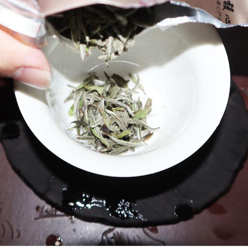 CIFbuy 150g White hairs silver needle Fuding white tea loose tea Panxi bubble bag tea