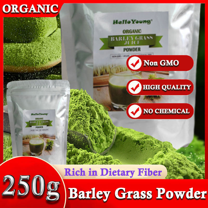 Organic Young Organic Barley Grass Juice 250g for Cell Detox & Cleanse