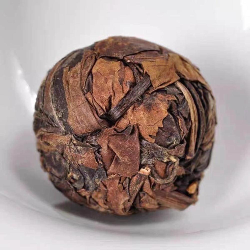 CIFbuy 500g FuDing Ball-shaped Aged Shou Mei Longevity Eyebrow Handmade pearl White Tea