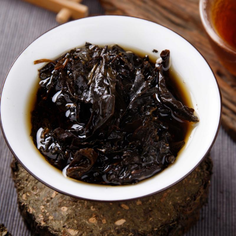 CIFbuy 150g Anhua Black Tea Flower Roll Heishiwan Tea Cake