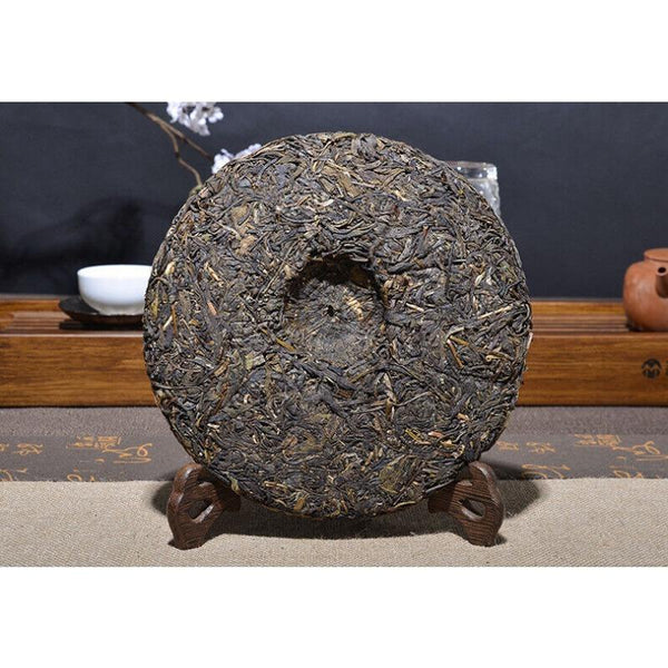 CIFbuy 357g Yunnan Pu'er Tea Raw Tea Xishuangbanna Menghai Seven Sons Tea Cake