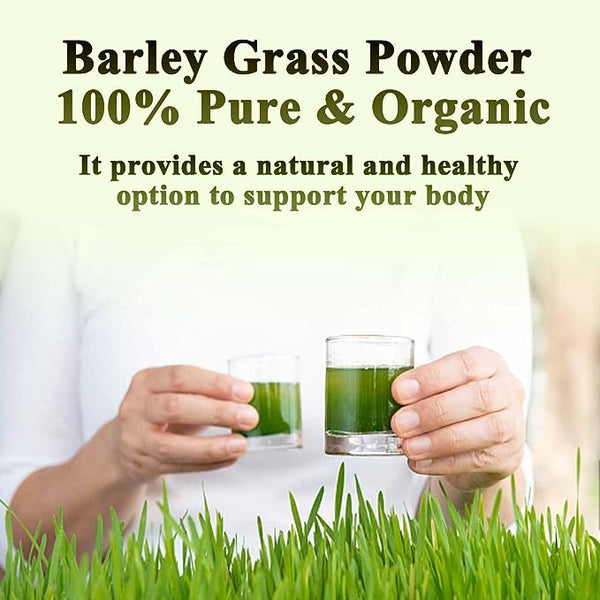 Pure Organic Barley Grass Original Powder Juice Drink 250g Antioxidant-Rich, Energy Booster Organic Grass Powder