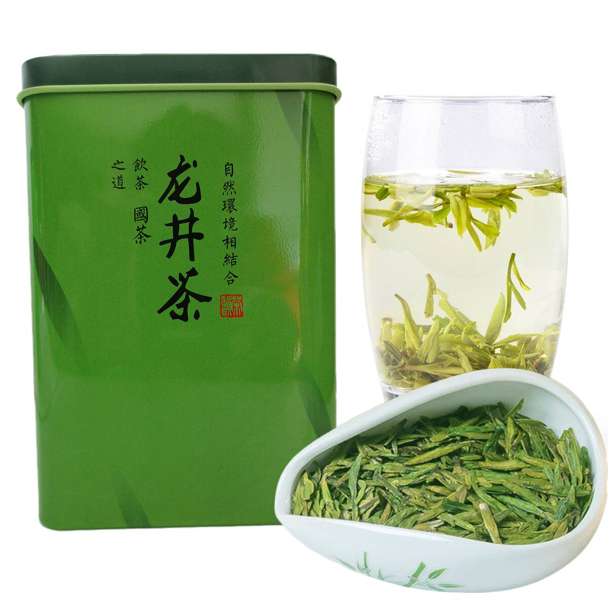 West Lake Longjing Tea Before The Rain Green Fragrant Tea 西湖牌 龙井茶叶 雨前浓香新茶100g Secondary image