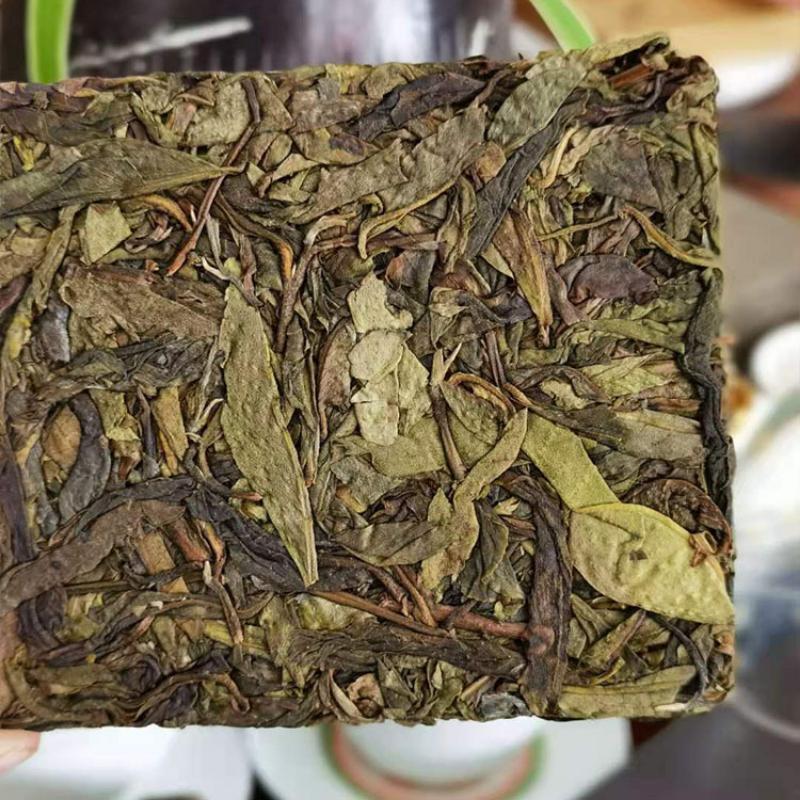 CIFbuy Golden Brick Ancient Tree Golden Leaf Pinghe Ancient Tree Tea Pu-erh Tea Raw Pu