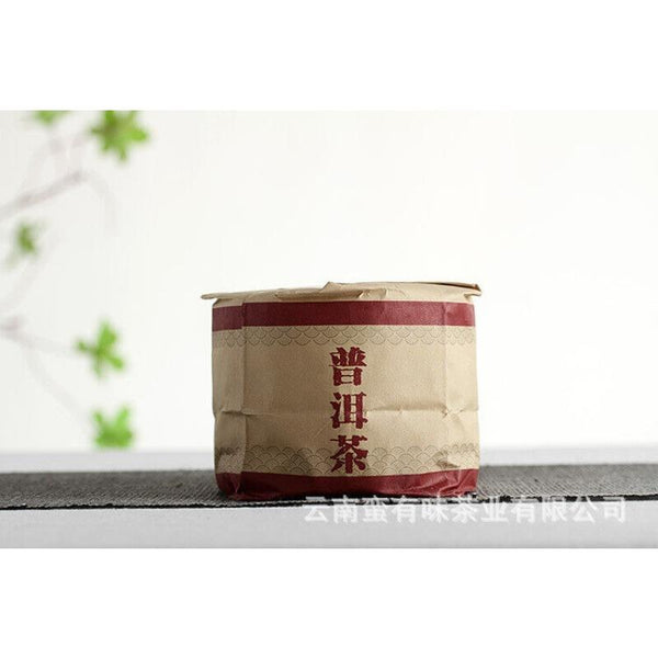 CIFbuy Yunnan Pu'er Tea 2021 Big Tree Old Tree Tea 100g Brown Ripe Cake (Chong)