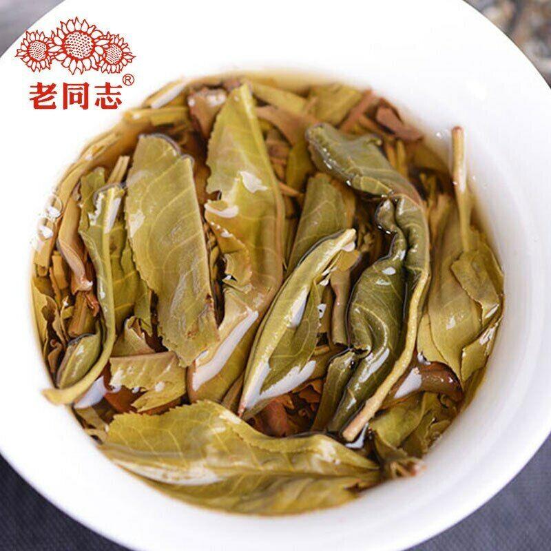 CIFbuy 2021 Haiwan Zhang Jia San Dui Raw Puer Tea Bulang Mountain Sheng Puerh 500g