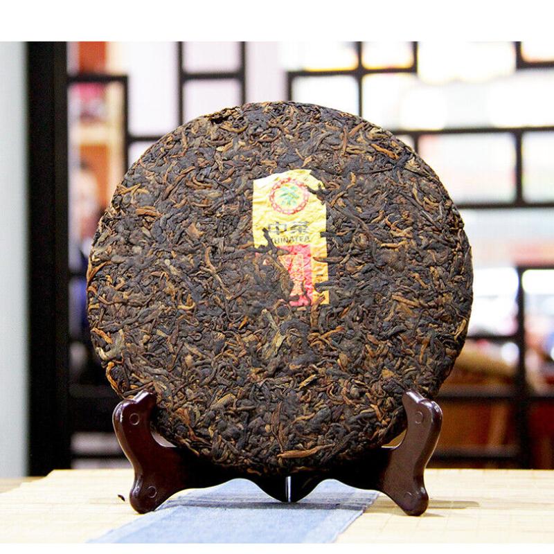 CIFbuy 2019 Zhong Cha Menghai Pu'er Ripe Puerh Tea Cake "Year of Rat" Shu Puer 357g