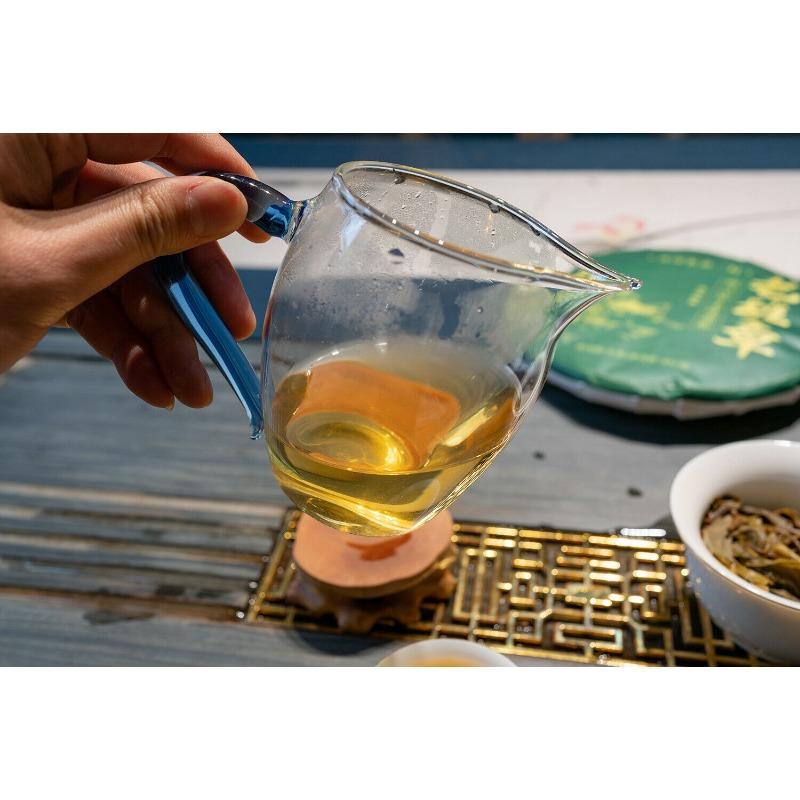 CIFbuy 357g Lao Banzhang Puerh Raw Tea Yunnan Ancient Tree Puerh Seven Seed Cake Tea