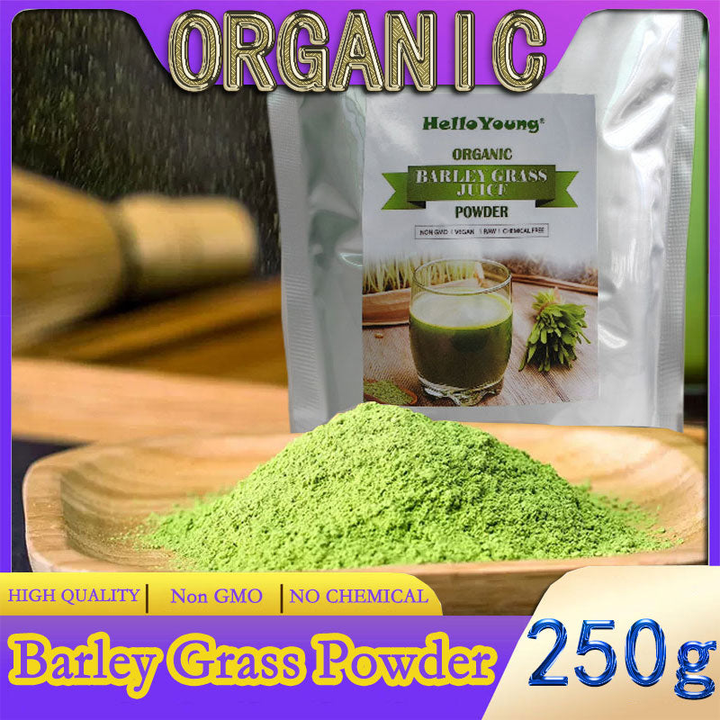 Barley grass official store Organic Barley Grass Powder original 250g  Gluten-Free Soy-Free Vegan & Paleo – Daily Greens Booster