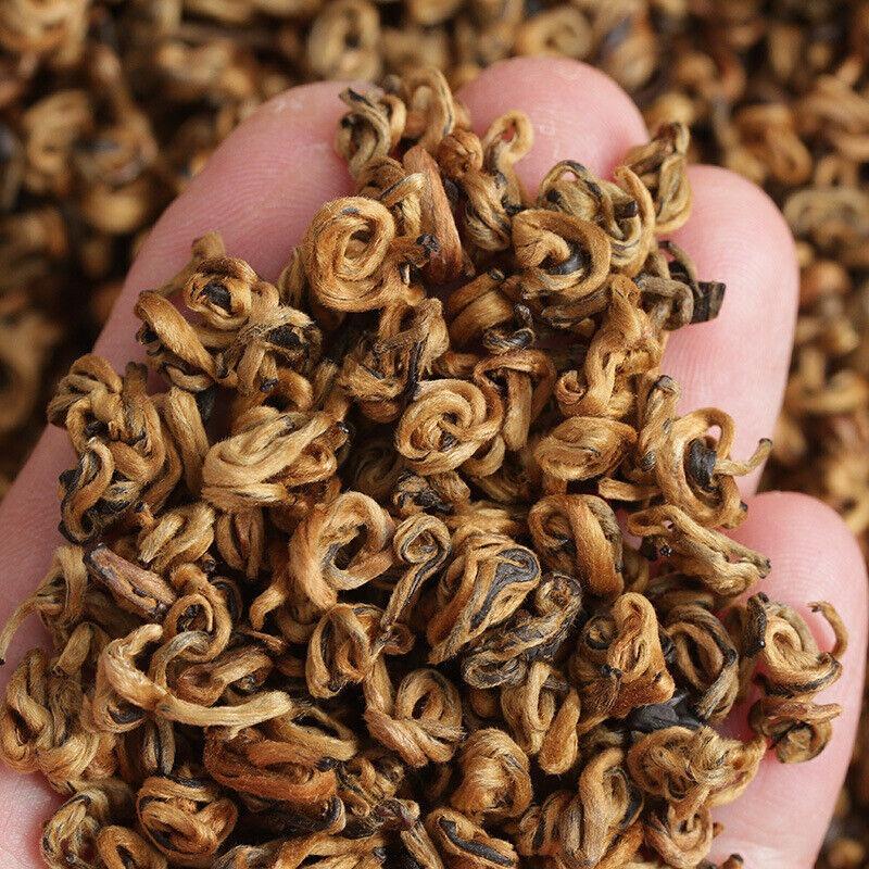 CIFbuy 500g Yunnan black tea Fengqing Dian Hong Jin Luo (No. 2) early spring tea