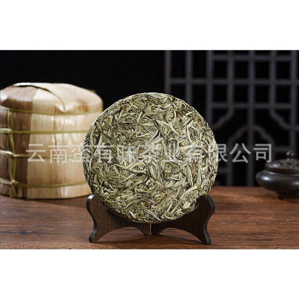 CIFbuy 357g Moonlight White Tea Cake Yunnan Baihao Silver Needle Jinggu Single Bud