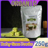 Organic Barley Grass Powder original 250g barley grass official store pure organic barley Good Source of Fiber, Protein. Great for Juices, Smoothies, Shakes, Yogurts