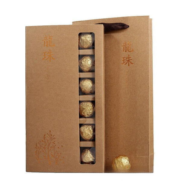 CIFbuy Yunnan Pu'er Tea 18 Old Banzhang Ancient Tree Gold Leaf Raw Tea Dragon Pearl