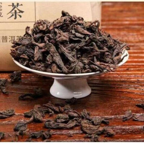 CIFbuy 500g Yunnan Pu'er tea ripe tea camphor pu'er tea loose tea big leaf seed ripe