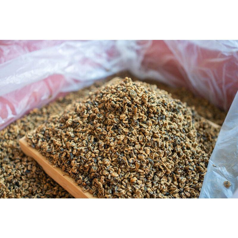 CIFbuy Fengqing Dian Hong Tea Gold Snail Spring Tea Yunnan Black Tea Red Snail Gold Bud
