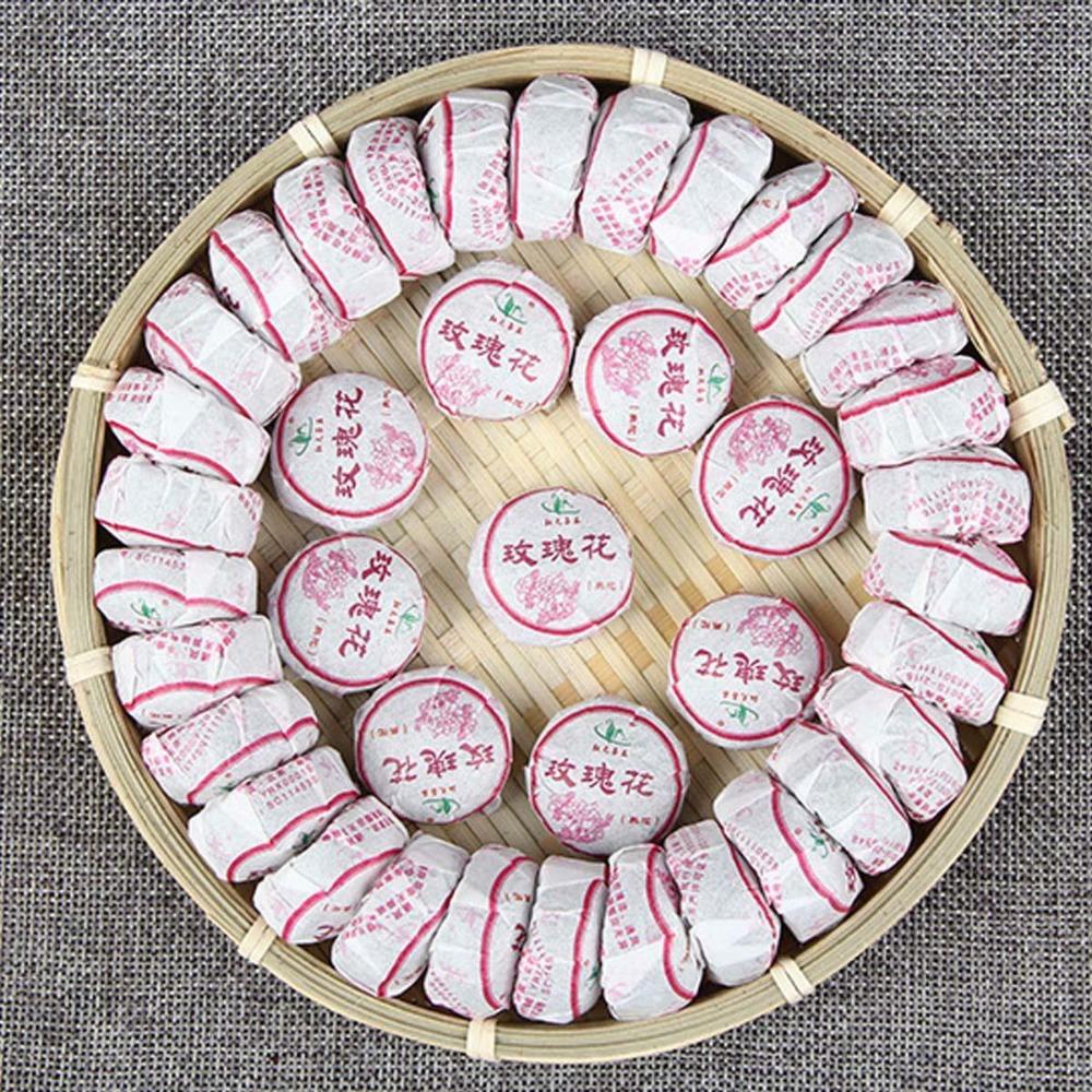 CIFbuy Yunnan Ripe Pu-erh Mini Tuo 60g Rose Herbal Energy Tea Main image