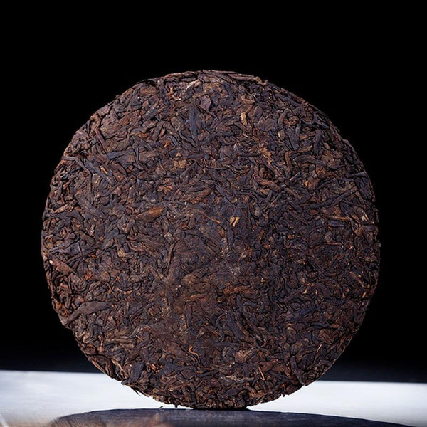 CIFbuy 357g Yiku Xigui First Spring Ancient Large Leaf Seeds Aged Pu'er Ripe Cake Tea