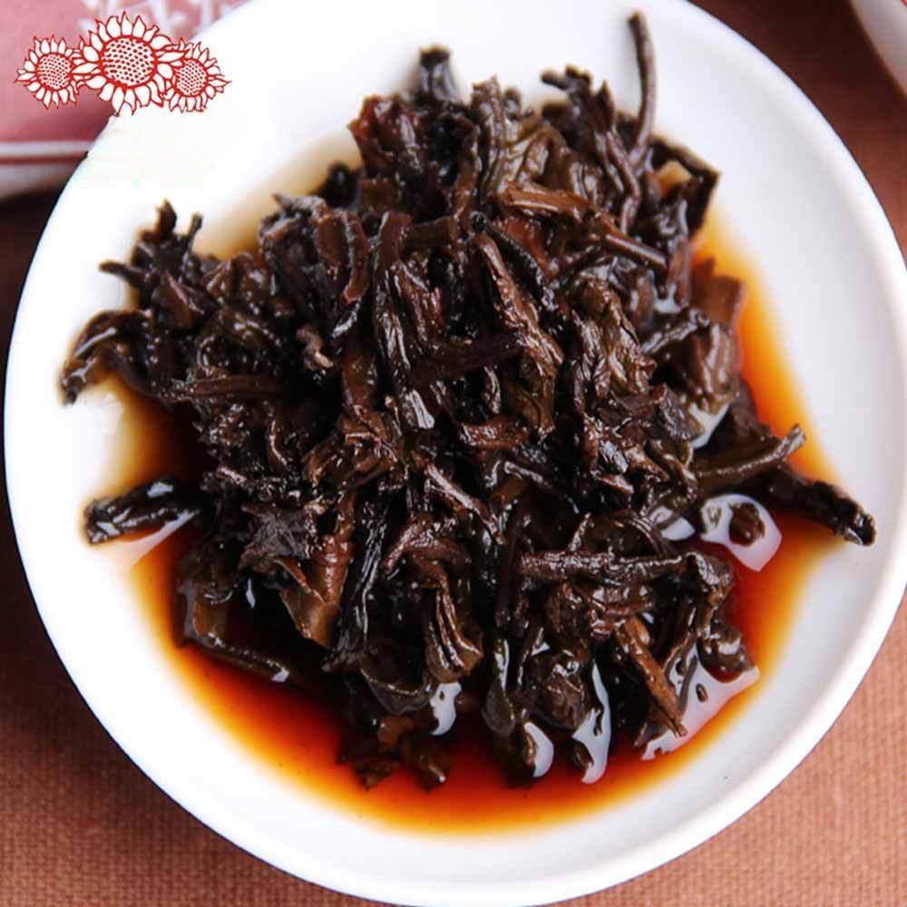 CIFbuy Shu Puer 2018yr HaiWan 9978 Batch 181 LaoTongZhi Old Comrade Ripe Puer Tea Cake