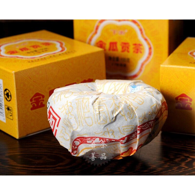 CIFbuy Yunnan Pu'er Tea Shimonoseki FT Special JIN GUA Tribute Puer Tuocha 100g