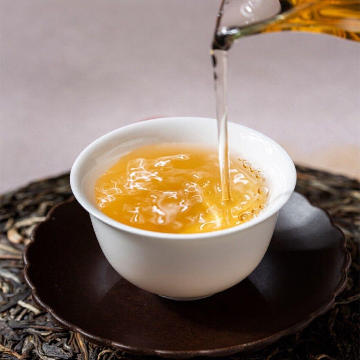 CIFbuy 357g Pu'er Raw Tea Cake Yunnan Seven Cakes Yiwu Zhengshan Xiang Yang Shui Soft