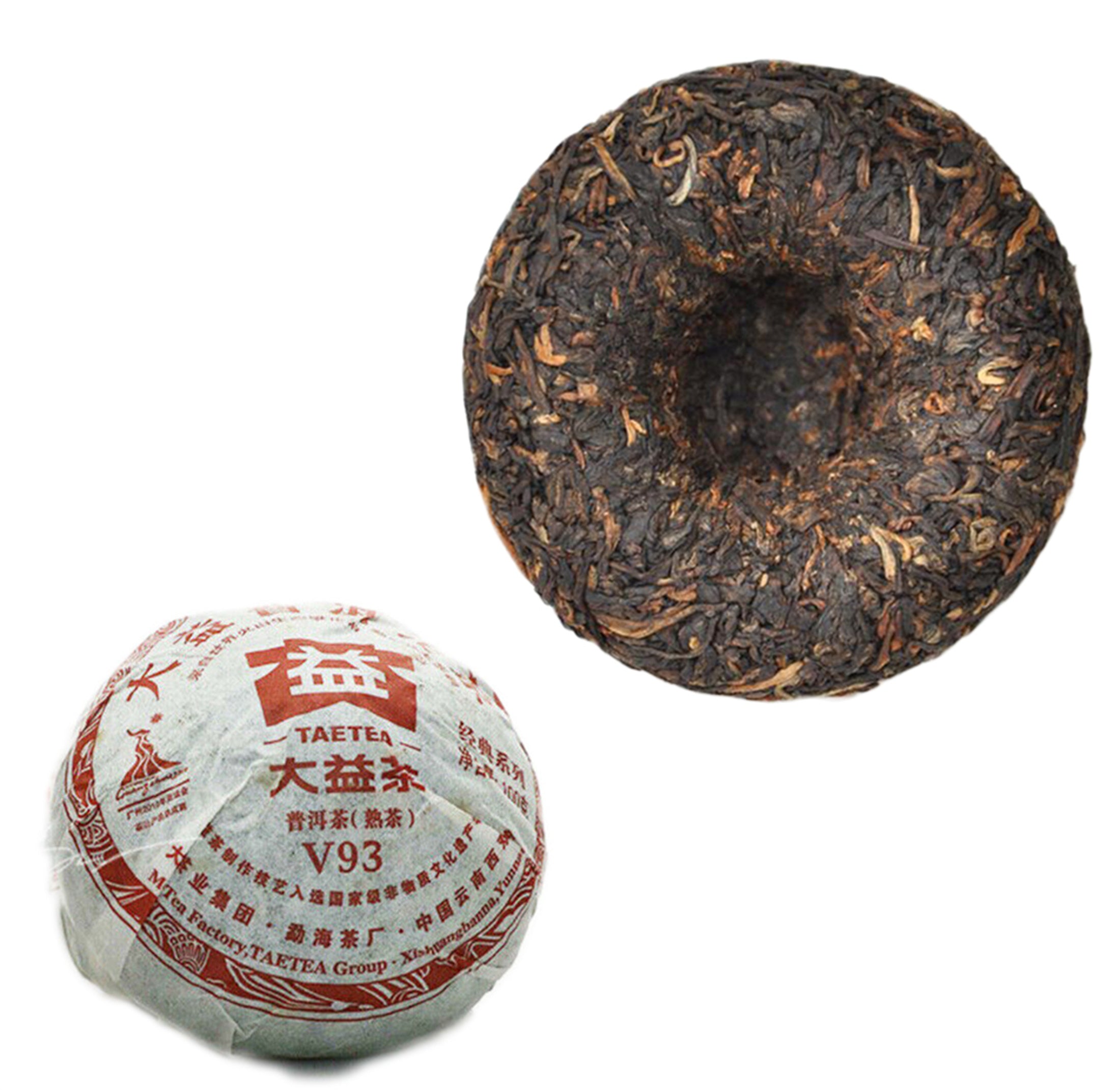 Tuo Cha Puer Ripe Tuocha * Pu Erh V93 Tea Menghai Dayi Ripe Pu-erh Tea Main image