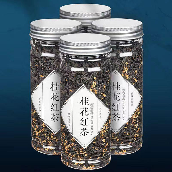 CIFbuy Natural Sweet-scented Osmanthus Black Tea Chinese Dried Osmanthus Flower Tea 70g