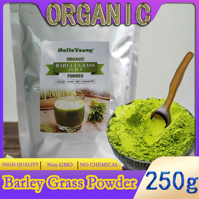Barley grass official store Organic Barley Grass Powder original 250g Rich in Immune Vitamin, Fibers, Minerals Main image