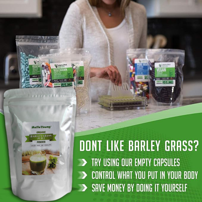 Barley Grass Powder, Gluten Free, Non-GMO, Vegan
