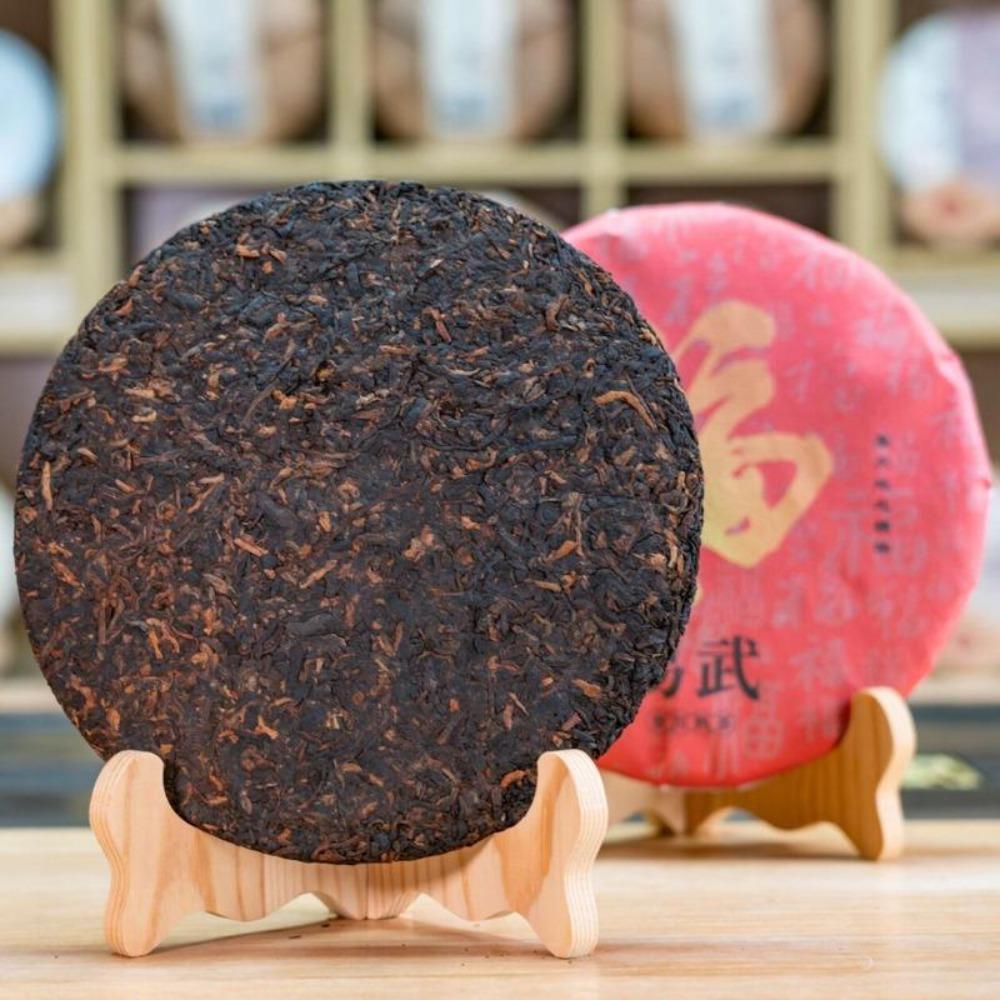 CIFbuy Yunnan Baifu Yiwu Ancient Tree Ripe Puer Tea Cake 357g