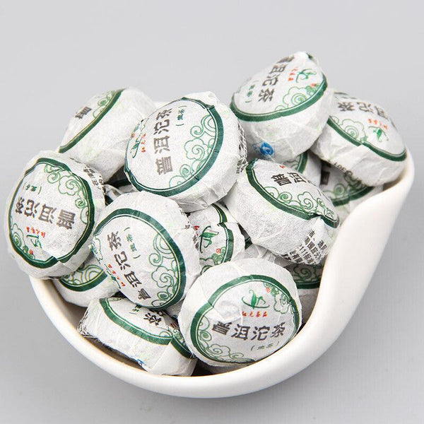 CIFbuy Organic Pu'er Tuo Tea Tuocha Pu-erh Raw Mini Tuo Cha 200g Bamboo Tray Pack
