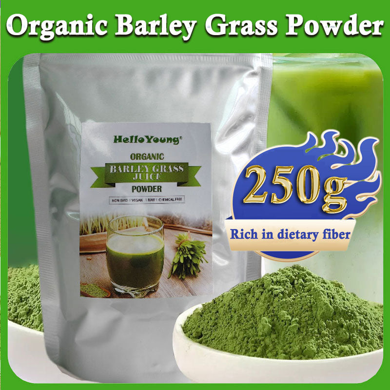 Barley Grass Powder Original 100% Pure And Organic Green Tea Barley Grass Powdered Drink for Immunity Support and Whole Food Supplement Main image