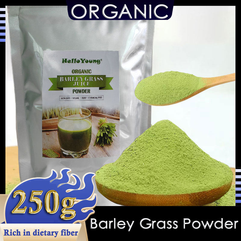 Barley Grass Powder Original 100% healthy Pure Organic Barley Non-GMO, Finely Ground Whole Dried Young Leaves, Pure, Kosher Main image