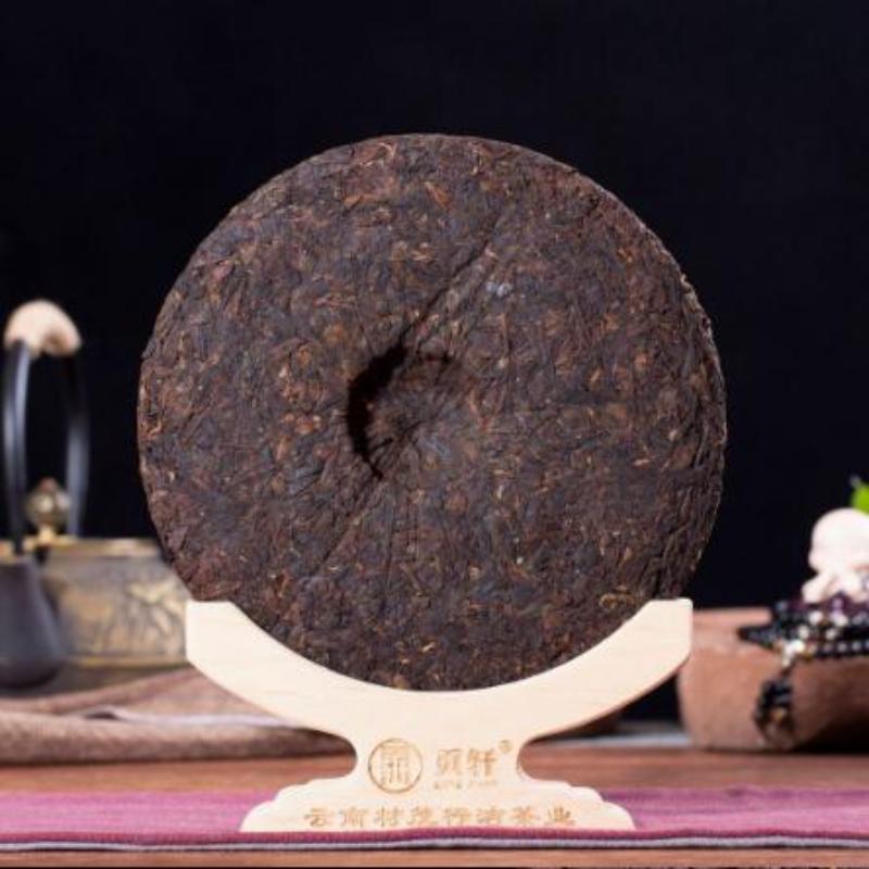 CIFbuy 357g Yunnan Pu-erh Ripe Tea Cake Bulang Mountain Ancient Tree Pu'er Cooked Tea