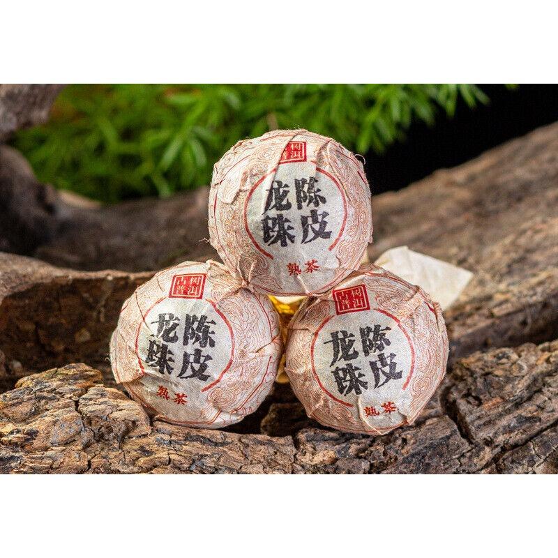 CIFbuy Yunnan Pu'er Tea Tangerine Peel Dragon Beads Xiao Tuo Old Ripe Tea Bulk 500g