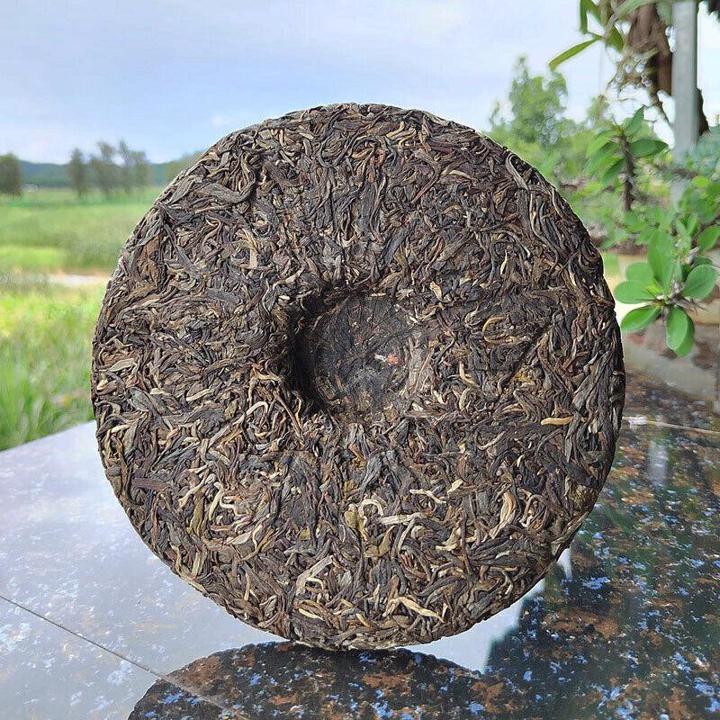 CIFbuy 357g Yibang Pu'er Raw Tea Ancient Six Great Tea Mountains Yunnan Old Tree Cake