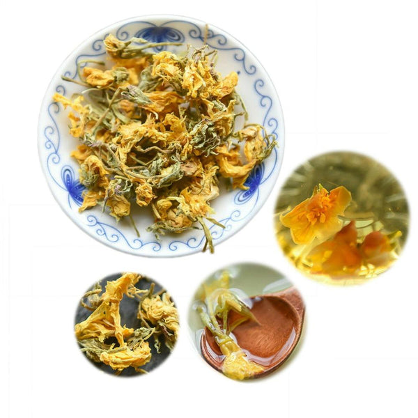 CIFbuy Organic Evening Primrose Flower Tea Herbal Caffeine Free Wild Natural Loose Leaf