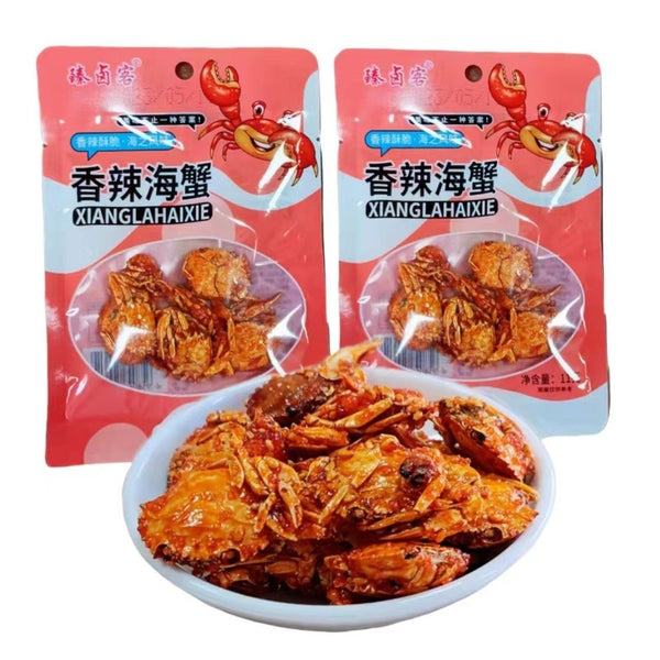 Spicy Sea Crab 24g/bag Ready-to-eat Seafood Spicy Small Crab Snacks
