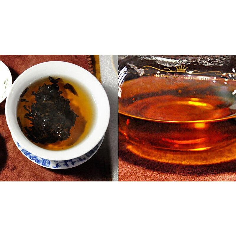 CIFbuy Lao Tong Zhi JIAJIA 7598 Anning Haiwan Yunnan Pu-erh Tea Cake 357g Ripe