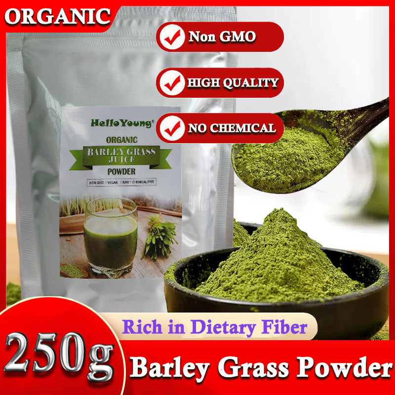 Organic Barley Grass Powder original 250g moistening intestines, Weight Loss Barley Health Matcha Beverage