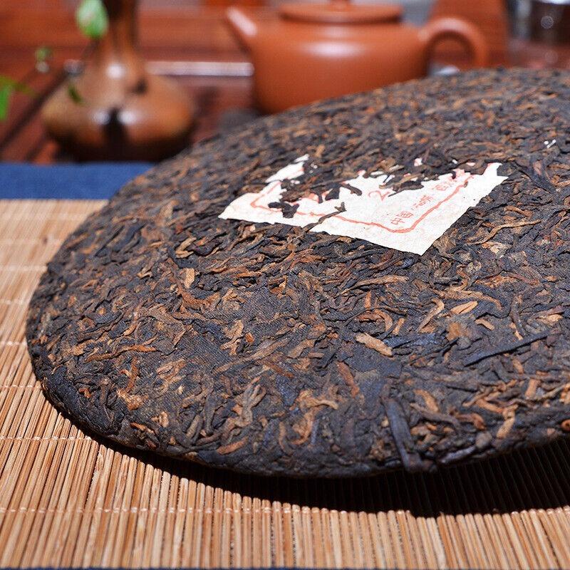 CIFbuy Yunnan Pu'er 357g Menghai Pu'er Ripe Tea Cake Yunnan Tea