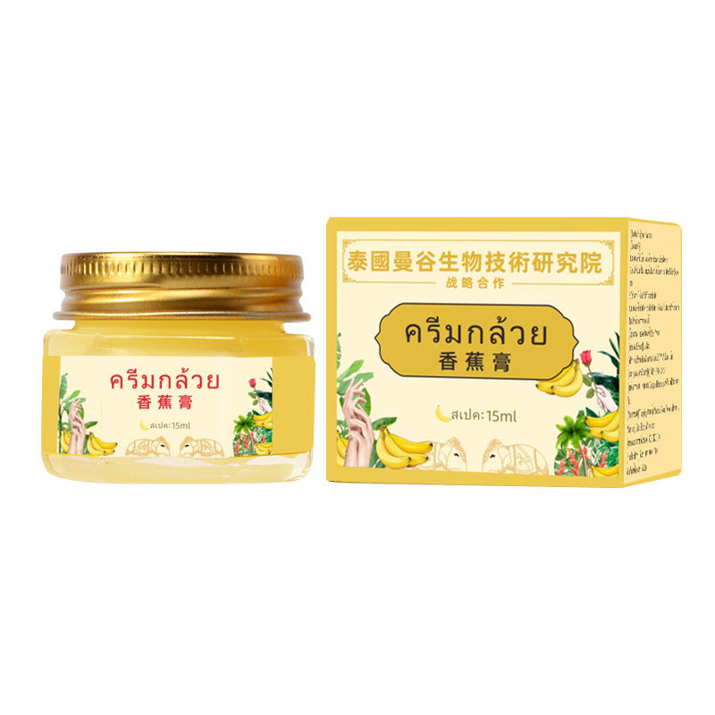 1 Box 20g Natural Banana Oil Anti-Drying Crack Foot Cream Heel Cracked Repair Cream Removal Dead Skin Hand Feet Care Main image
