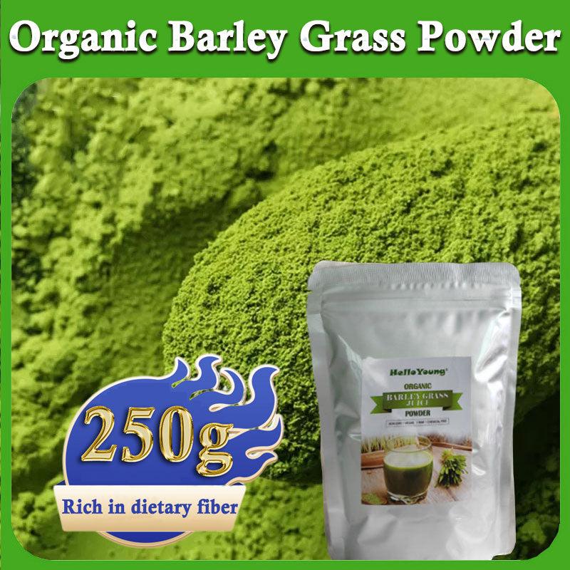 Unsweetened Premium Organic Barley Grass Powder 250g Non-GMO Gluten-Free Soy-Free Vegan & Paleo – Daily Greens Booster