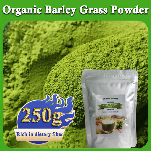 Unsweetened Premium Organic Barley Grass Powder 250g Non-GMO Gluten-Free Soy-Free Vegan & Paleo – Daily Greens Booster